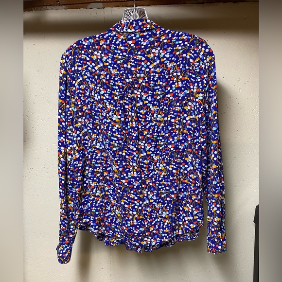 Anthropologie 9 of 52 Conversations Pop Potpourri Colloquial Buttondown Sz 2 - Picture 3 of 5